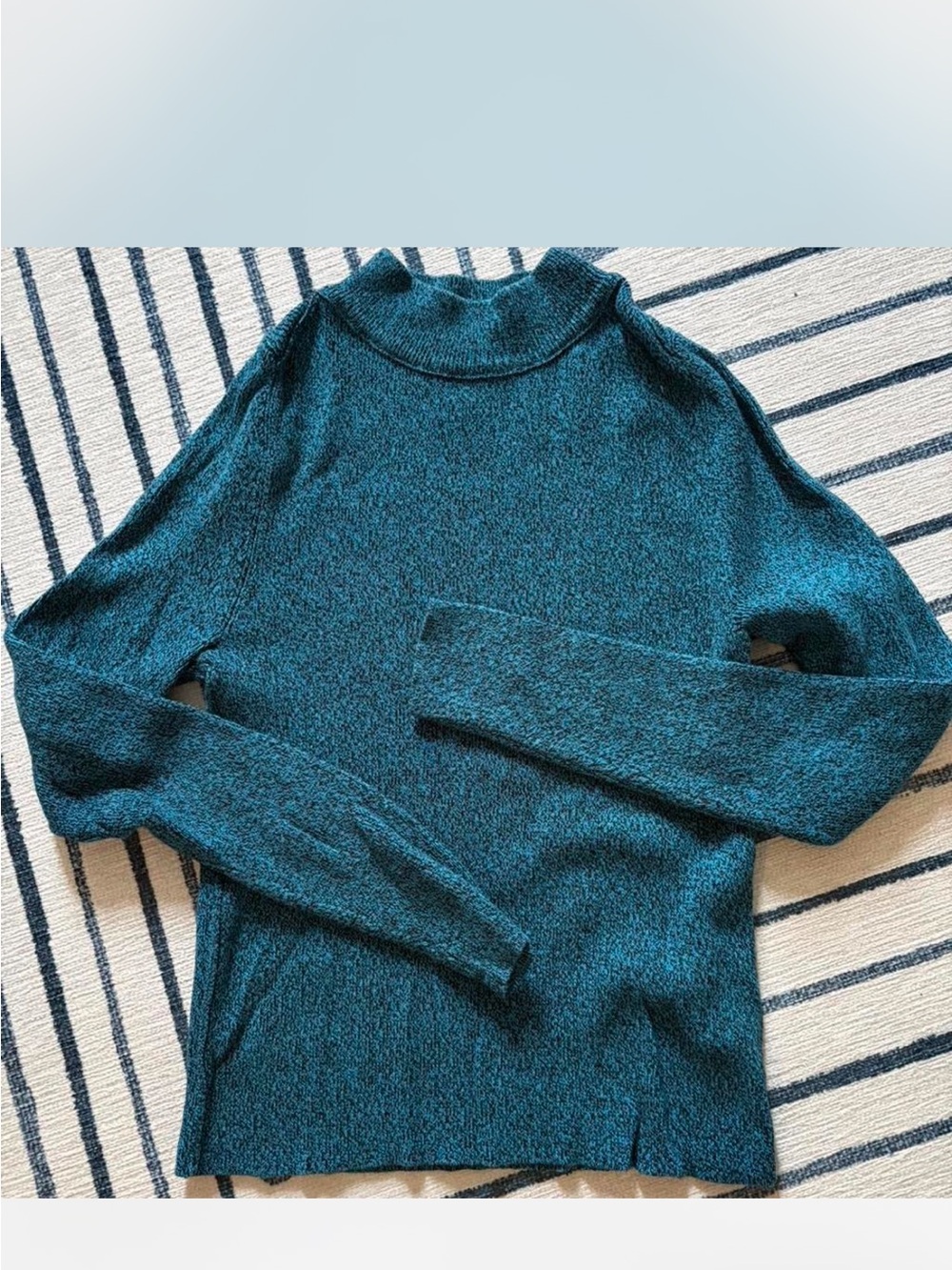 BDG Teal Mock Neck Sweater